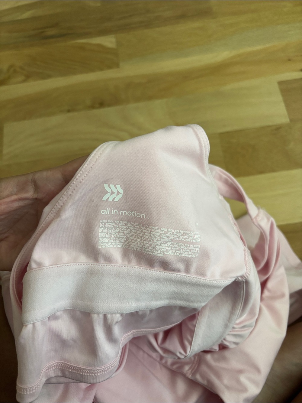 all in motion Light Pink Sleeveless Mini workout Skort dress - Picture 2 of 4